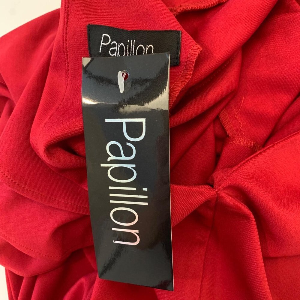 Papillon NWT Sz XS dress tier ruffle pullover long - Picture 2 of 7
